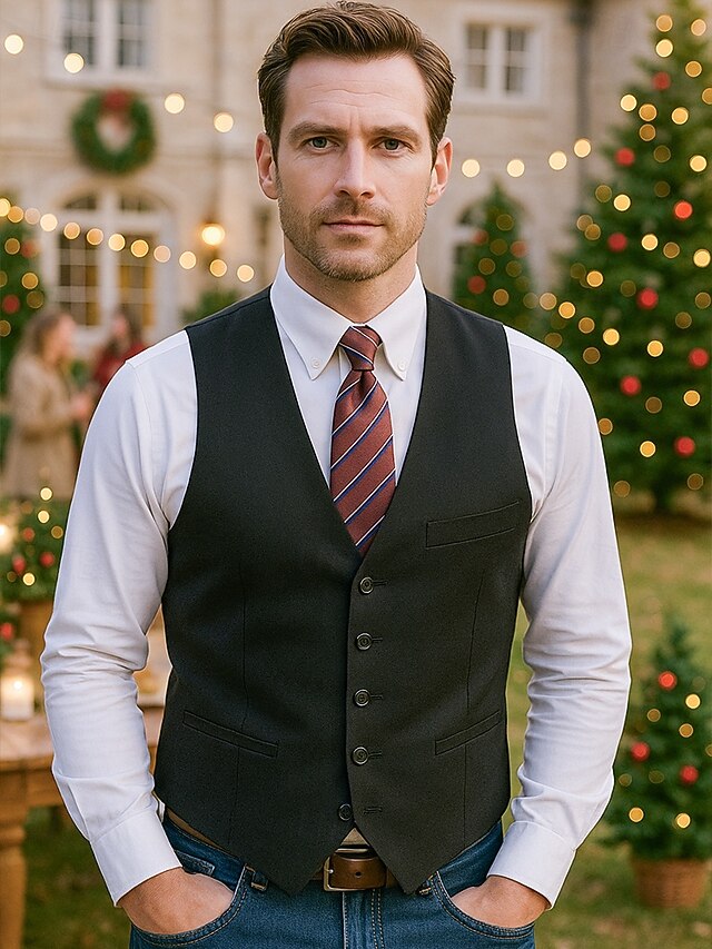 Classic Silk Paisley Necktie Men's and Striped Tie