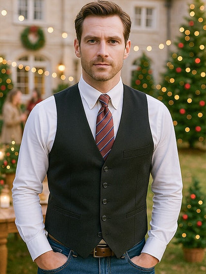 Classic Silk Paisley Necktie Men's and Striped Tie