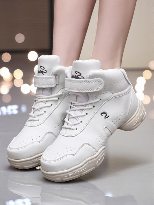 Women's Professional Dance Sneakers - Cushioned High-Top