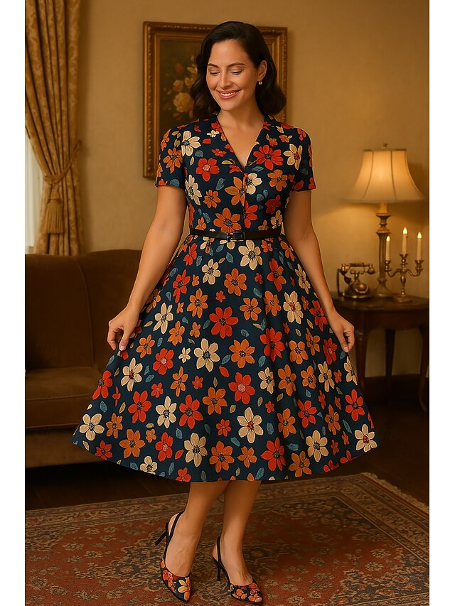 Toe – Pointed Slingback Heels Elegant Floral High Women's