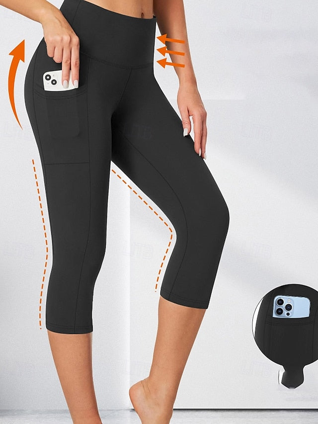 Women's Capri Pants Slacks Leggings Cozy Leggings