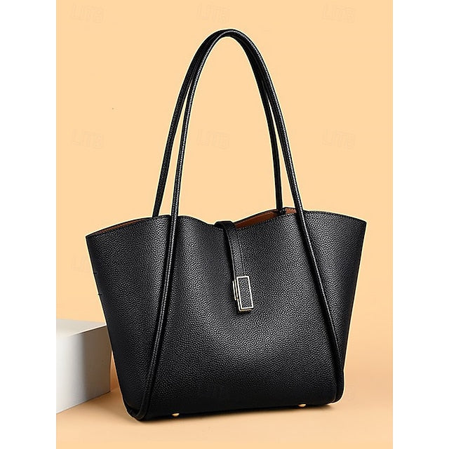 Green Faux Tote Women's Bag Leather