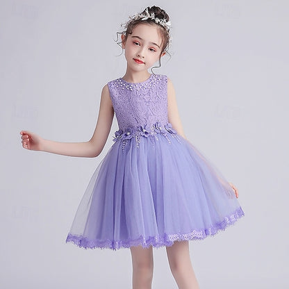 Kid's Girls' Princess Dress Girl Flower