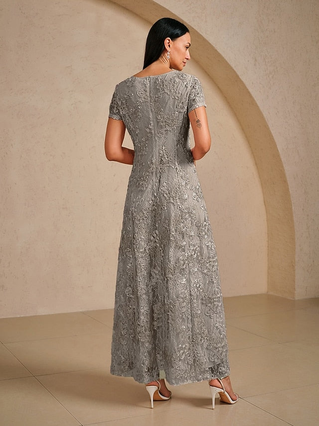 Women's Maxi Dress A Line Dress Elegant Evening Party Lace