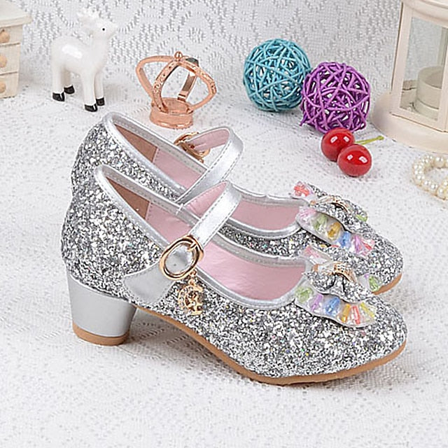 Shoes Jane Princess Glitter Mary Party Sparkling Girls' –