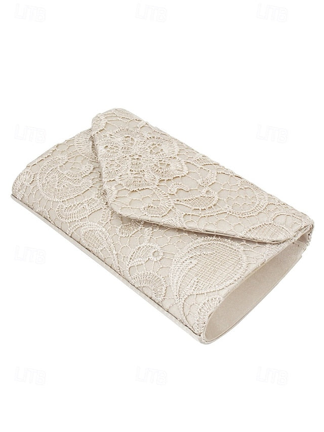 Women's Clutch Lace Chain Bag Evening with Strap