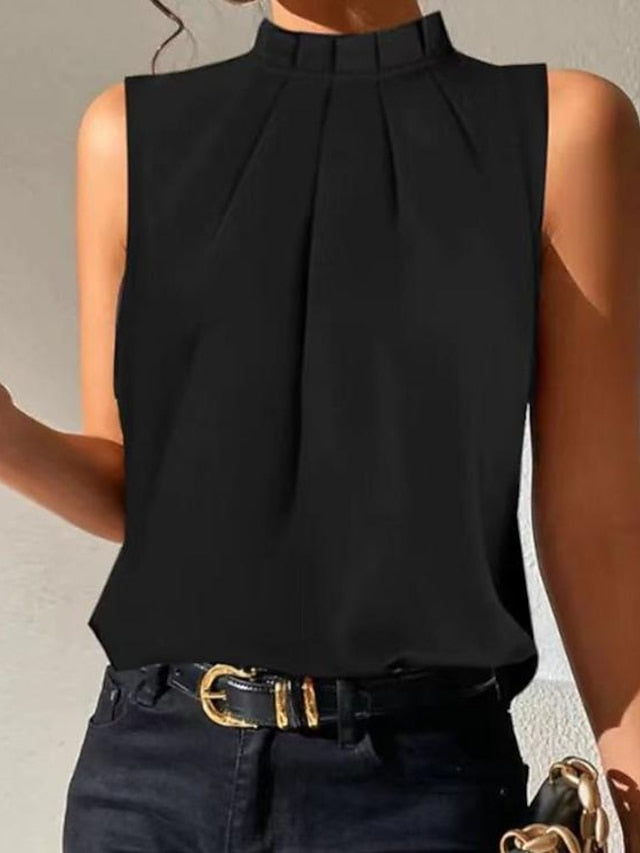 Women's Camisole Tank Top Basic Sleeveless Regular Tops