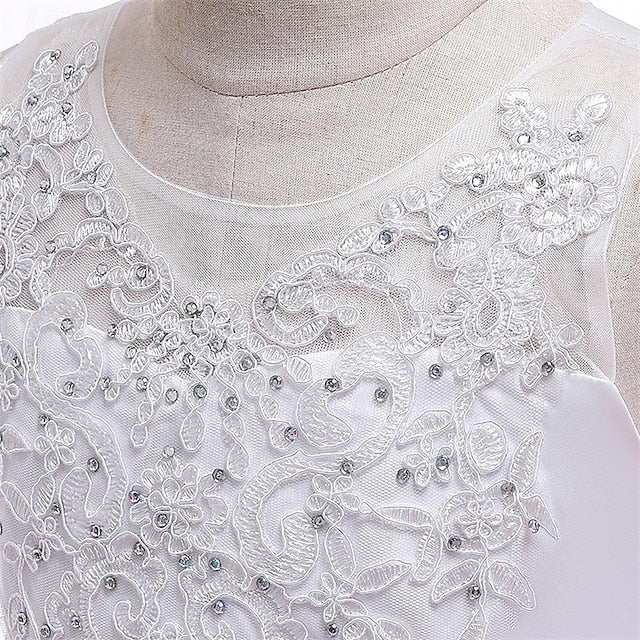 Princess Kid's Girl Girls' Flower Dress