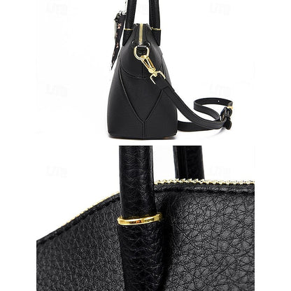 Daily Holiday Handbag Bag Women's Office PU Leather Bucket