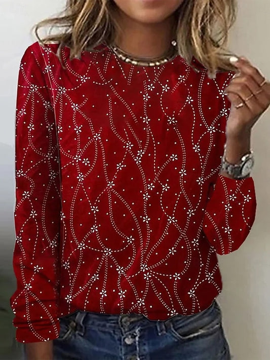 Women's T Shirt Print Floral Graphic Abstract Fashion