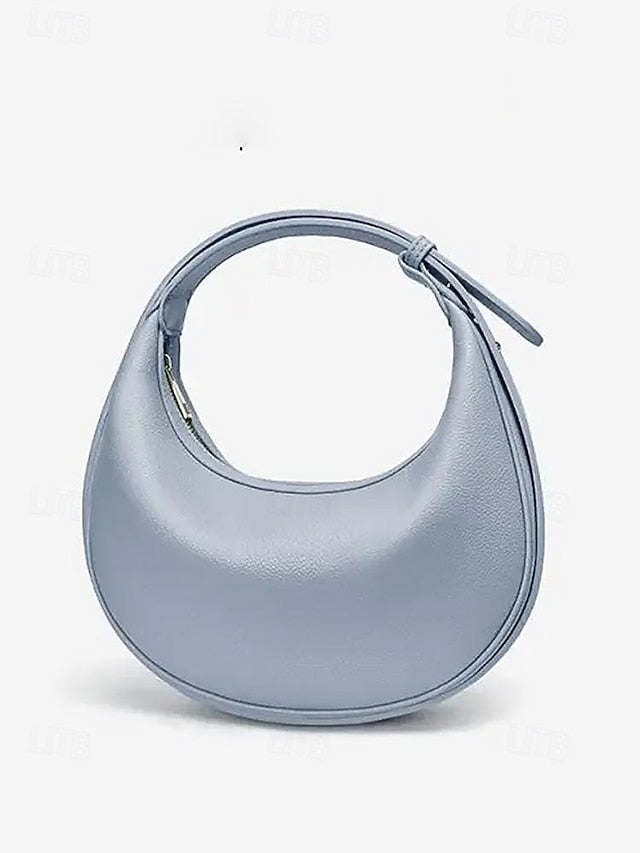 Women's White - Bag Elegant Shoulder Crescent Stylish