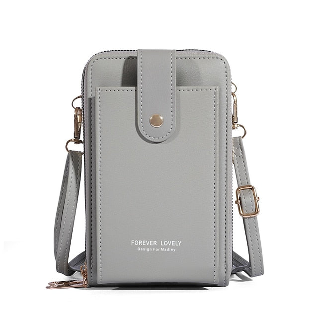 Mobile Phone PU Women's Bag Shoulder Crossbody