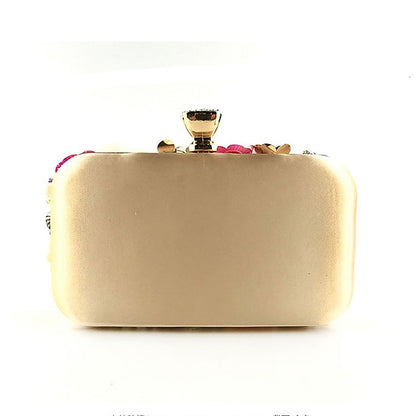 Clutch Embellished Flower – Floral Women's Evening 3D