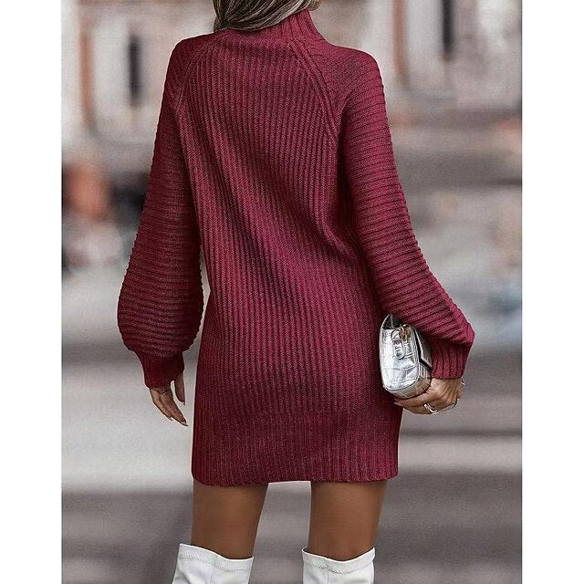 Women's Mini Dress Sweater Dress Sheath Dress Wrap Dress