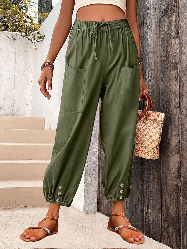 Women's Sweatpants Chinos Cropped Pants Fashion Streetwear