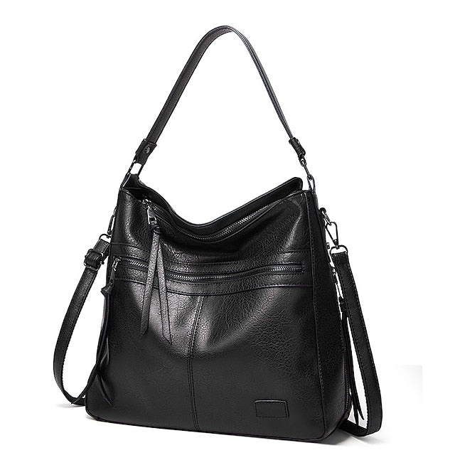 Bag PU Crossbody Women's Leather Shoulder Hobo Tote