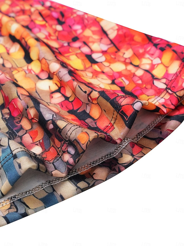 Women's Camisole Tank Top Mosaic Stained Glass Print