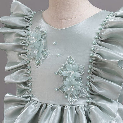 Toddler Dress Sleeveless Party Wedding Girls' Floral