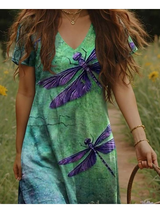 Women's Maxi Dress Casual Dress A Line Dress Bohemia