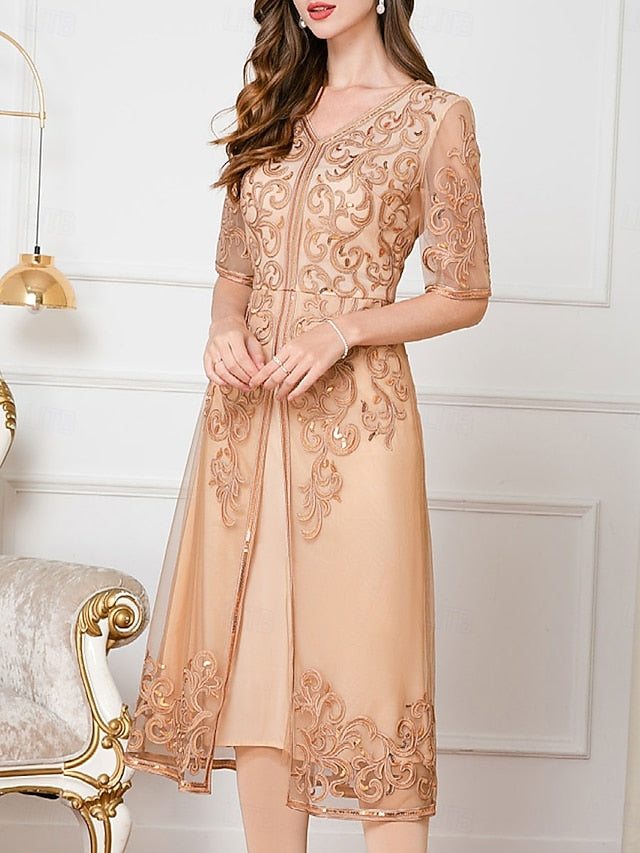 of Chinese Mother Bride Wedding Dress Guest the Elegant