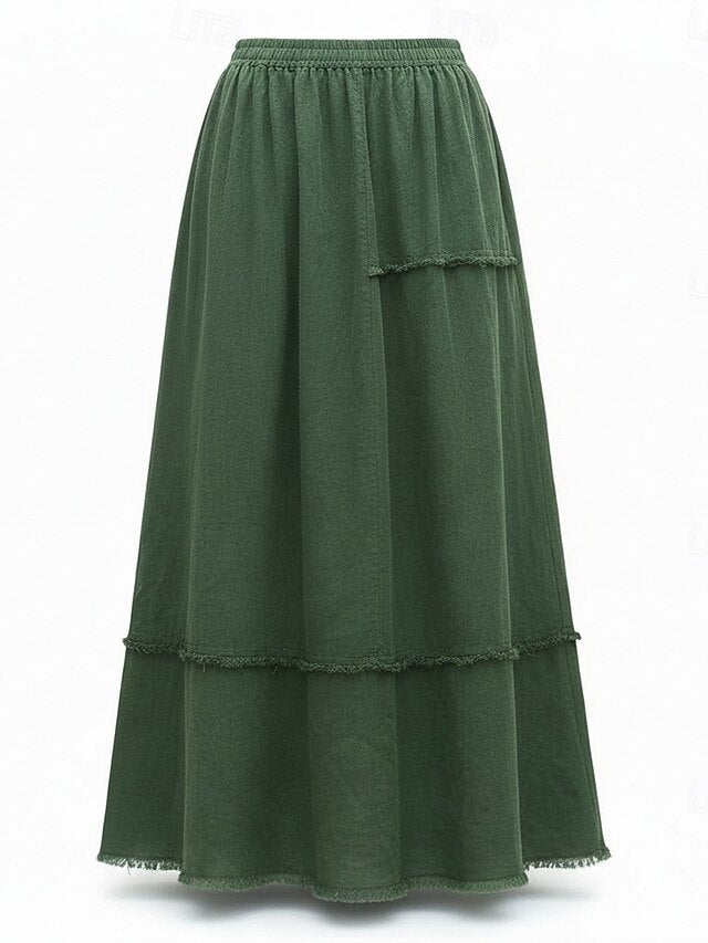 70% Linen Women's Linen Skirts Cotton Linen Skirts Casual