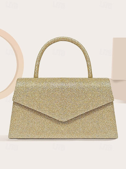Clutch Bags Bag Evening Flap Polyester Women's Shoulder