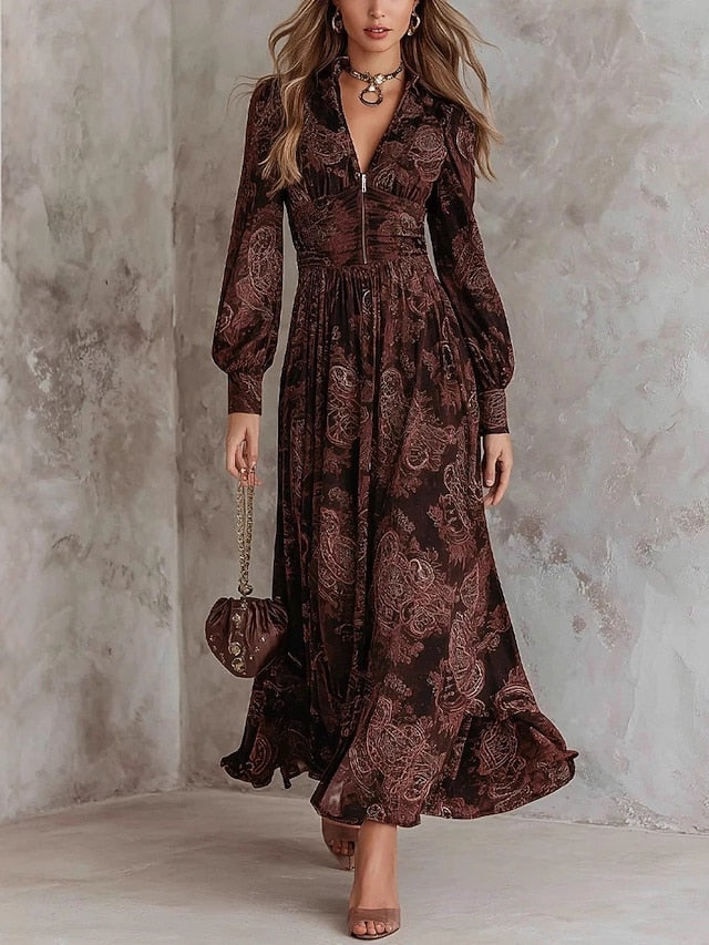 Women's Maxi Dress Bandage Dress Ruffle Dress Work Dresses