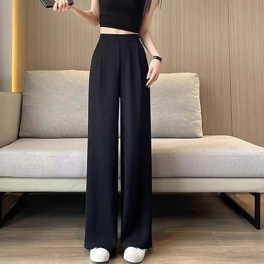 New summer style pocketless loose straight-leg women's