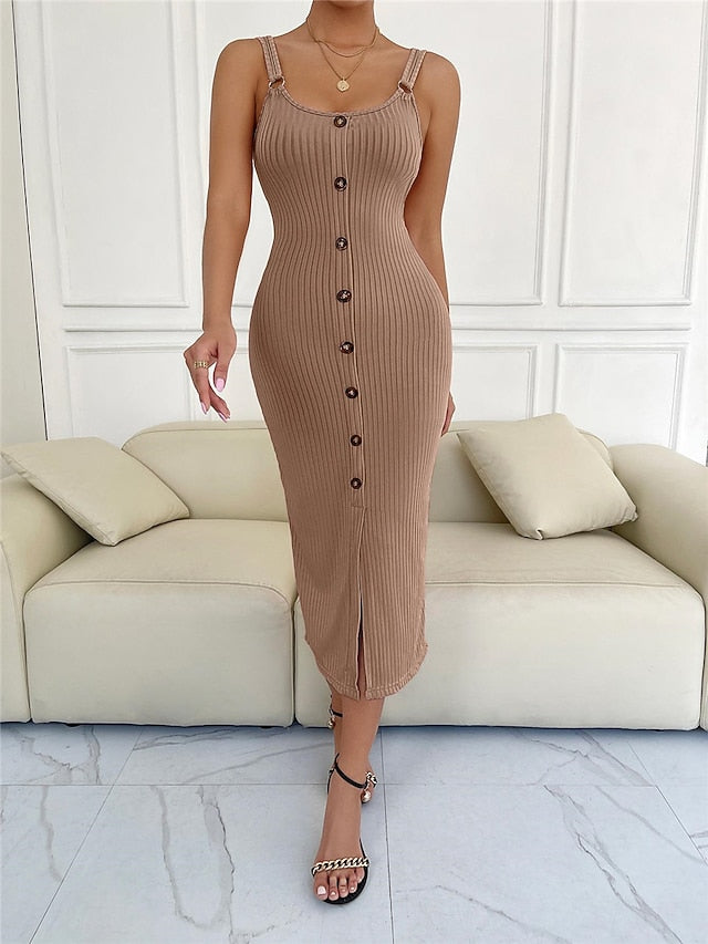 Women's Sweater Dress Jumper Dress Casual Dress Midi Dress
