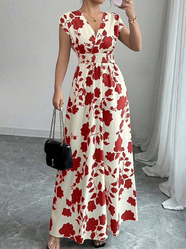Women's Maxi Dress A Line Dress Vacation Casual Boho