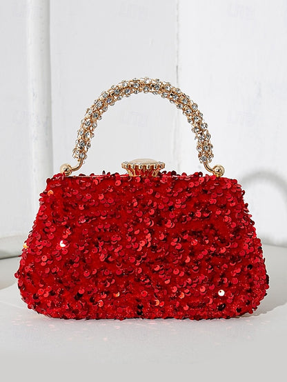 Evening Vintage Sequin Women's Embellished Clutch – Bag