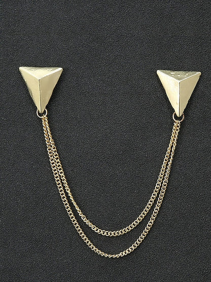 Elegant Pins Reindeer – Men's Alloy Christmas Collar