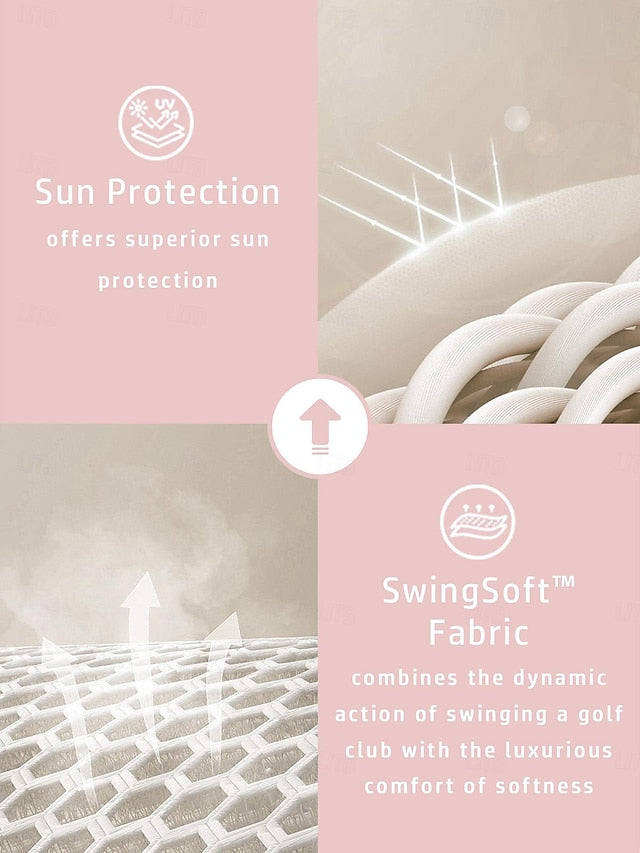 Women's Golf Jacket Light Green Long Sleeve Top Ladies Golf