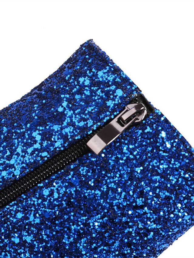 Glitter Boots Heel High Women's – Ankle Sparkly Red