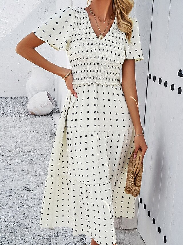 Women's Midi Dress Casual Dress Summer Dress Print Dress
