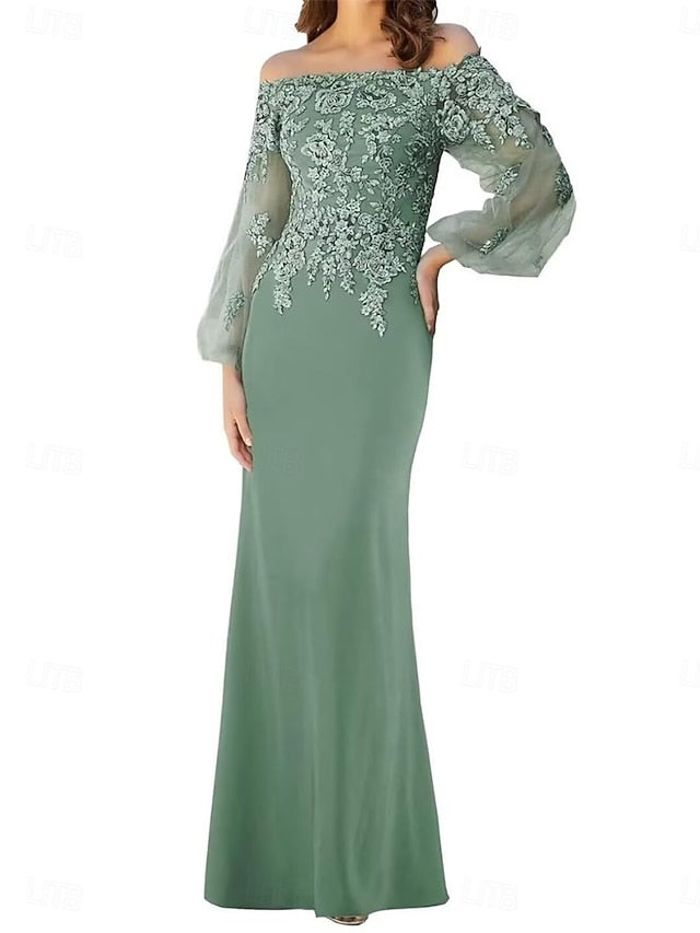 of Shoulder / Elegant Bride Trumpet Mother Mermaid the Dress Off