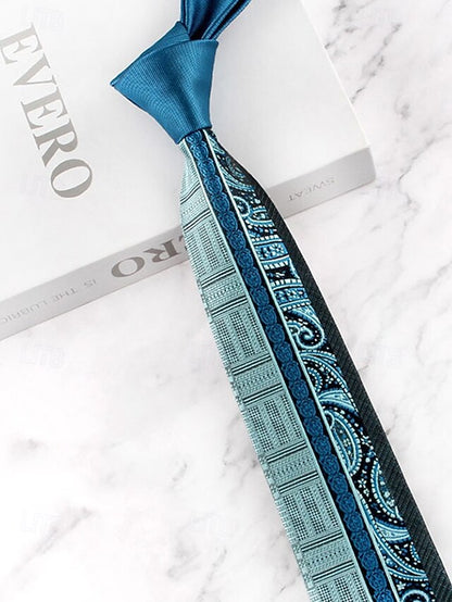 with Men's Classic Necktie Pattern Polyester