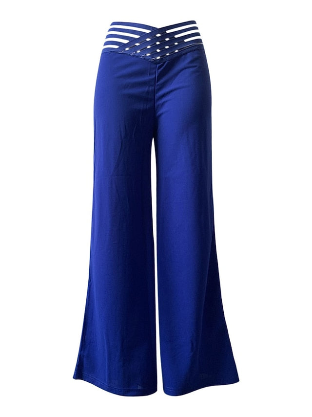 Women's Wide Leg Pants Trousers Fashion Streetwear Work