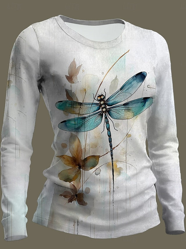 Women's T Shirt Print Floral Graphic Plants Fashion Classic