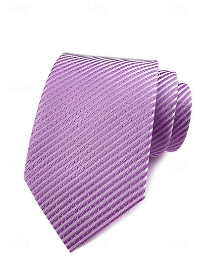 satin Men's tie striped