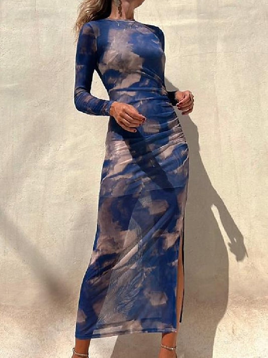 Women's Midi Dress Party Dress Cocktail Dress Sheath Dress