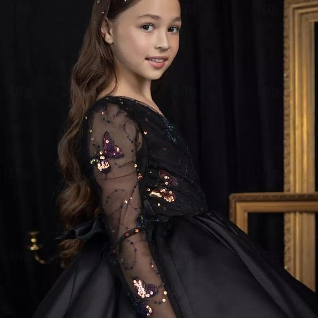 First Communion Girl Girls' Dress Kids Party Flower