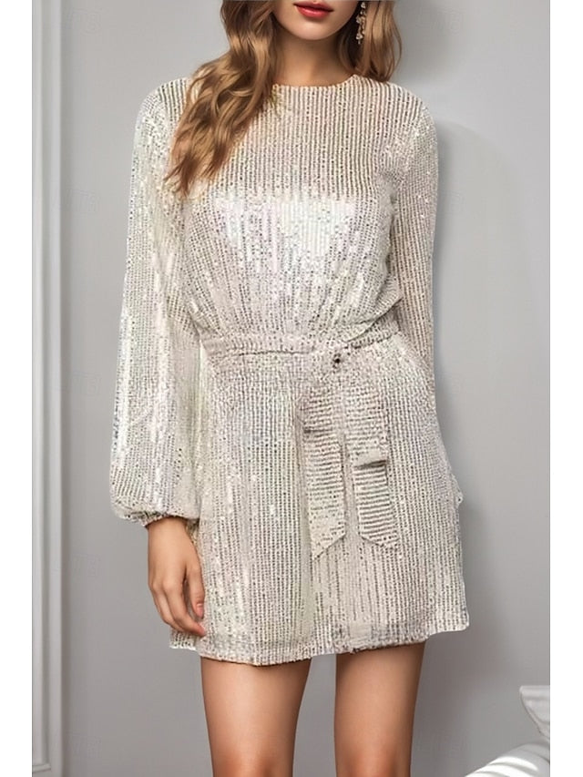 Women's Mini Dress Sequin Dress Party Dress Fashion Party