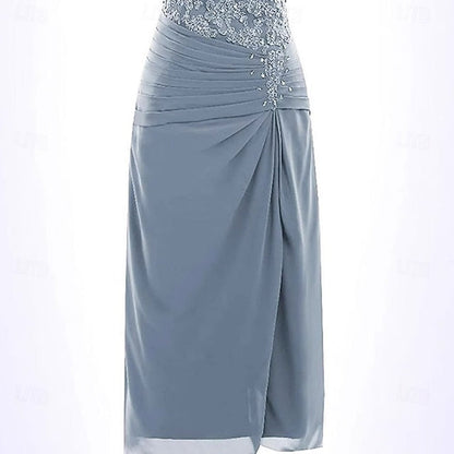 of Bride Elegant Trumpet Mother the Mermaid Dress / Simple Crew