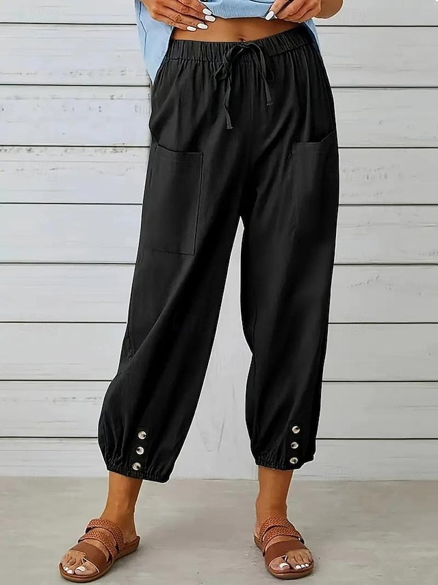 Women's EU / US Size Relaxed Harem Pants Casual Harlem