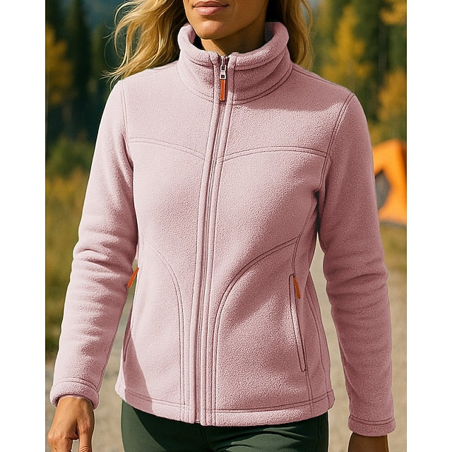 Women's Outdoor Jacket Hiking Jacket Fleece Jacket Winter