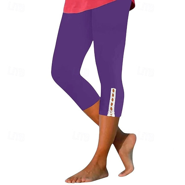 Women's Capri Pants Leggings Cozy Leggings Fashion