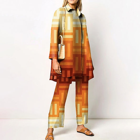 Women's 2 Pieces Streetwear Daily Neon & Bright Shirt