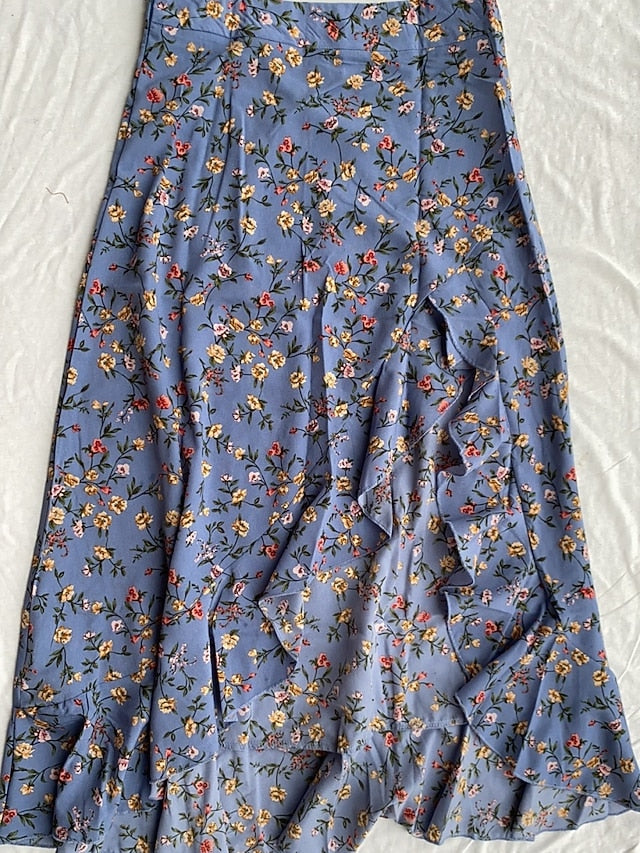 Women's Fashion Sexy Casual Knee-length High Waist Skirts