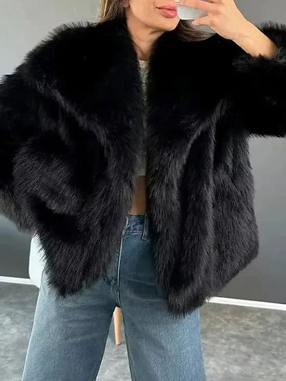 Furs Coat Comfortable Leathers Fur Faux Women's Warm